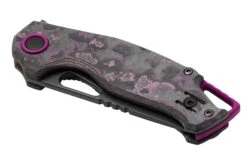 MKM Vincent VCV-CPD Black PVD VANAX, Purple Haze Carbon Fiber, Purple Aluminum, Couteau De Poche, Jesper Voxnaes Design -Marché Couteaux Magasin MMK VCV CPD 06 mkm