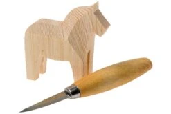 Morakniv Woodcarving Kit Dalahorse 120 Carbon 14041 Set De Sculpture Sur Bois En Acier Carbone