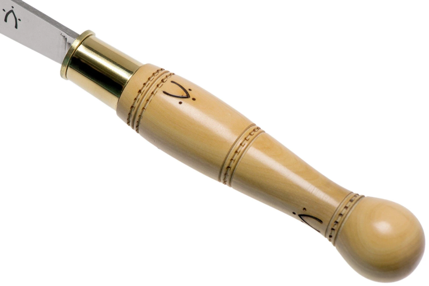 Nontron No. 22 Turning Ferrule, Boxwood, Ball Shape NN22BO Couteau De Poche 6 Nontron No. 22 Turning Ferrule, Boxwood, Ball Shape NN22BO Couteau De Poche – Image 6