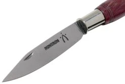 Nontron No. 25 Turning Ferrule, Amarante, Clog Shape NN25AMA Couteau De Poche -Marché Couteaux Magasin NN25AMA 03 nontron