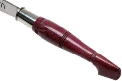 Nontron No. 25 Turning Ferrule, Amarante, Clog Shape NN25AMA Couteau De Poche -Marché Couteaux Magasin NN25AMA 06 nontron