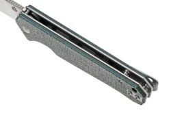 QSP Knife Mamba V2 QS111-H1 Satin, Blue Micarta Couteau De Poche -Marché Couteaux Magasin QS111 H1 07 qsp