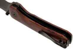 QSP Knife Hawk QS131-O2 Mkuruti Wood, Blackwashed, Couteau De Poche -Marché Couteaux Magasin QS131 O2 05 qsp knife