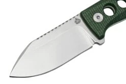 QSP Knife Canary QS141-C1 Stonewashed, Black Green G10, Couteau De Cou -Marché Couteaux Magasin QS141 C1 03 qsp