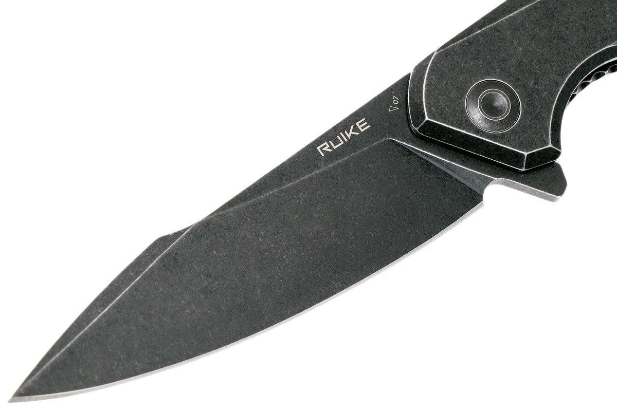 Ruike P128-SB Couteau De Poche, Blackwashed Finish 3 Ruike P128-SB Couteau De Poche, Blackwashed Finish – Image 3