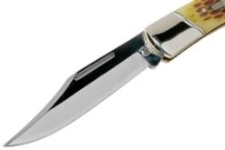 Rough Ryder Folding Hunter Amber Bone RR066 Couteau De Poche Lockback -Marché Couteaux Magasin RY066 03 rough ryder