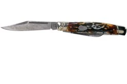 Rough Ryder Stockman Cinnamon Stag RR2160 Damascus Slipjoint Couteau De Poche -Marché Couteaux Magasin RY2160 03 rough ryder