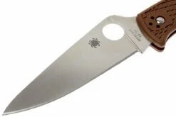 Spyderco Endura 4 Brown C10FPBN Couteau De Poche -Marché Couteaux Magasin SPC10FPBN 03 spyderco endura 4 bruin spc10fpbn d3