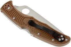 Spyderco Endura 4 Brown C10FPBN Couteau De Poche -Marché Couteaux Magasin SPC10FPBN 04 spyderco endura 4 bruin spc10fpbn d4