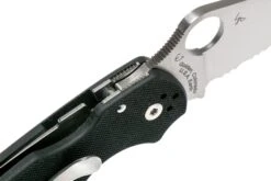 Spyderco Para 3 C223PBK Serrated Couteau De Poche -Marché Couteaux Magasin SPC223GS 06 spyderco