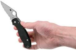 Spyderco Para 3 C223PBK Serrated Couteau De Poche -Marché Couteaux Magasin SPC223GS 08 spyderco