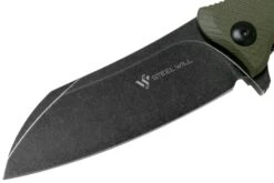 Steel Will Nutcracker F24-33 OD Green, Couteau De Poche -Marché Couteaux Magasin SWK F24 33 03 steel will