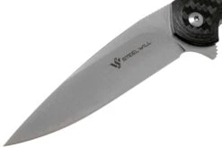 Steel Will Intrigue F45-71 M390 Carbonfiber Couteau De Poche -Marché Couteaux Magasin SWK F45 71 03 steel will knives