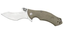 Viper Magà V5912CG N690 Böhler Stone Washed, Green Canvas Micarta, Couteau De Poche