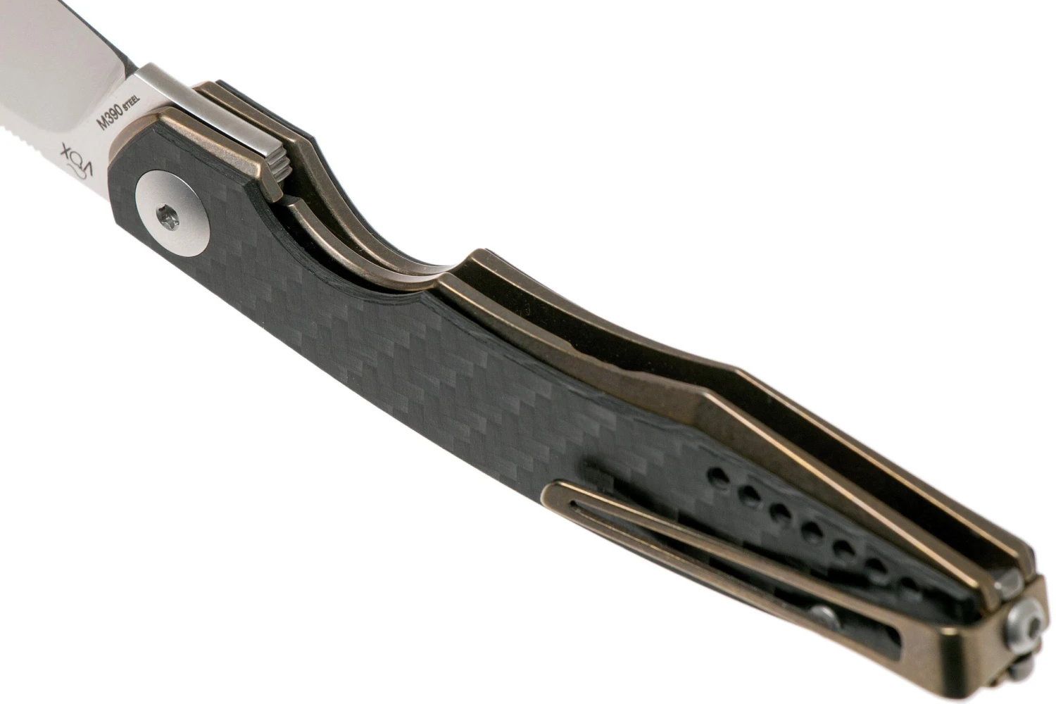 Viper Belone Carbonfiber, Bronze Titanium 5970BRFC Couteau De Poche, Jesper Voxnaes Design 5 Viper Belone Carbonfiber, Bronze Titanium 5970BRFC Couteau De Poche, Jesper Voxnaes Design – Image 5