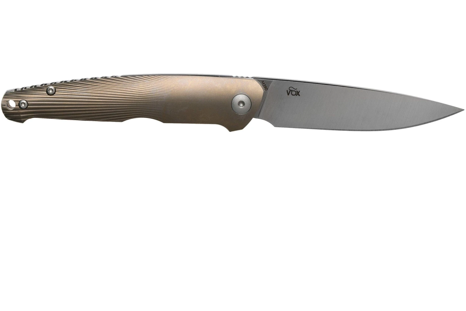 Viper Key V5976D3BR Milled Bronze Titanium Couteau De Poche, Jesper Voxnaes Design 2 Viper Key V5976D3BR Milled Bronze Titanium Couteau De Poche, Jesper Voxnaes Design – Image 2