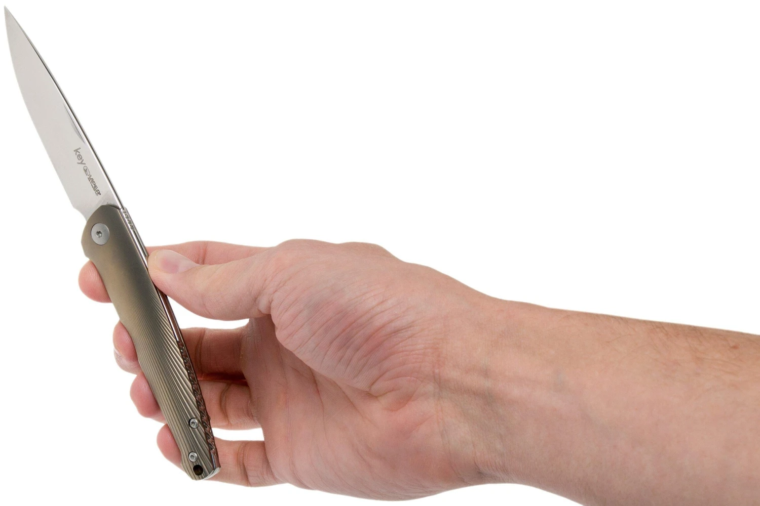 Viper Key V5976D3BR Milled Bronze Titanium Couteau De Poche, Jesper Voxnaes Design 8 Viper Key V5976D3BR Milled Bronze Titanium Couteau De Poche, Jesper Voxnaes Design – Image 8