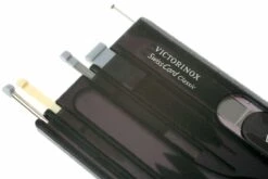 Victorinox SwissCard Classic Noir Transparent 0.7133.T3 -Marché Couteaux Magasin VT 07133T3 04 victorinox swisscard transparant zwart vt07133t3 d4