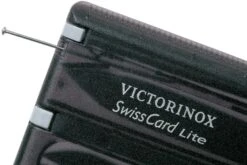 Victorinox SwissCard Lite Noir Transparent 0.7333.T3 -Marché Couteaux Magasin VT0 7333 T3 03 victorinox