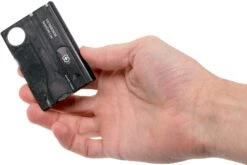 Victorinox SwissCard Lite Noir Transparent 0.7333.T3 -Marché Couteaux Magasin VT0 7333 T3 05 victorinox