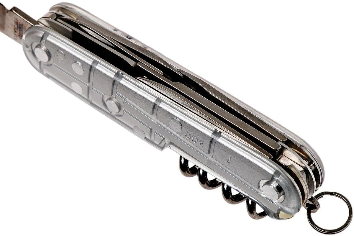 Victorinox Climber Argent Transparent 1.3703.T Couteau Suisse 4 Victorinox Climber Argent Transparent 1.3703.T Couteau Suisse – Image 4
