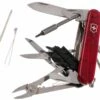 Victorinox CyberTool, Rouge Transparent 1.7725.T, Couteau Suisse Avec 34 Fonctions