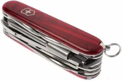 Victorinox CyberTool, Rouge Transparent 1.7725.T, Couteau Suisse Avec 34 Fonctions -Marché Couteaux Magasin VT1 7725 T 08 victorinox cybertool 34 rood vt1 7725 t d8