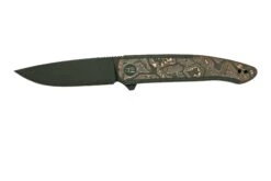 WE Knife Smooth Sentinel WE20043-6 Titanium Copper Foil Carbon Fiber, Couteau De Poche
