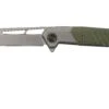 WE Knife Arsenal WE20073-1 Stonewashed, Green G10 Couteau De Poche, Ostap Hel Design
