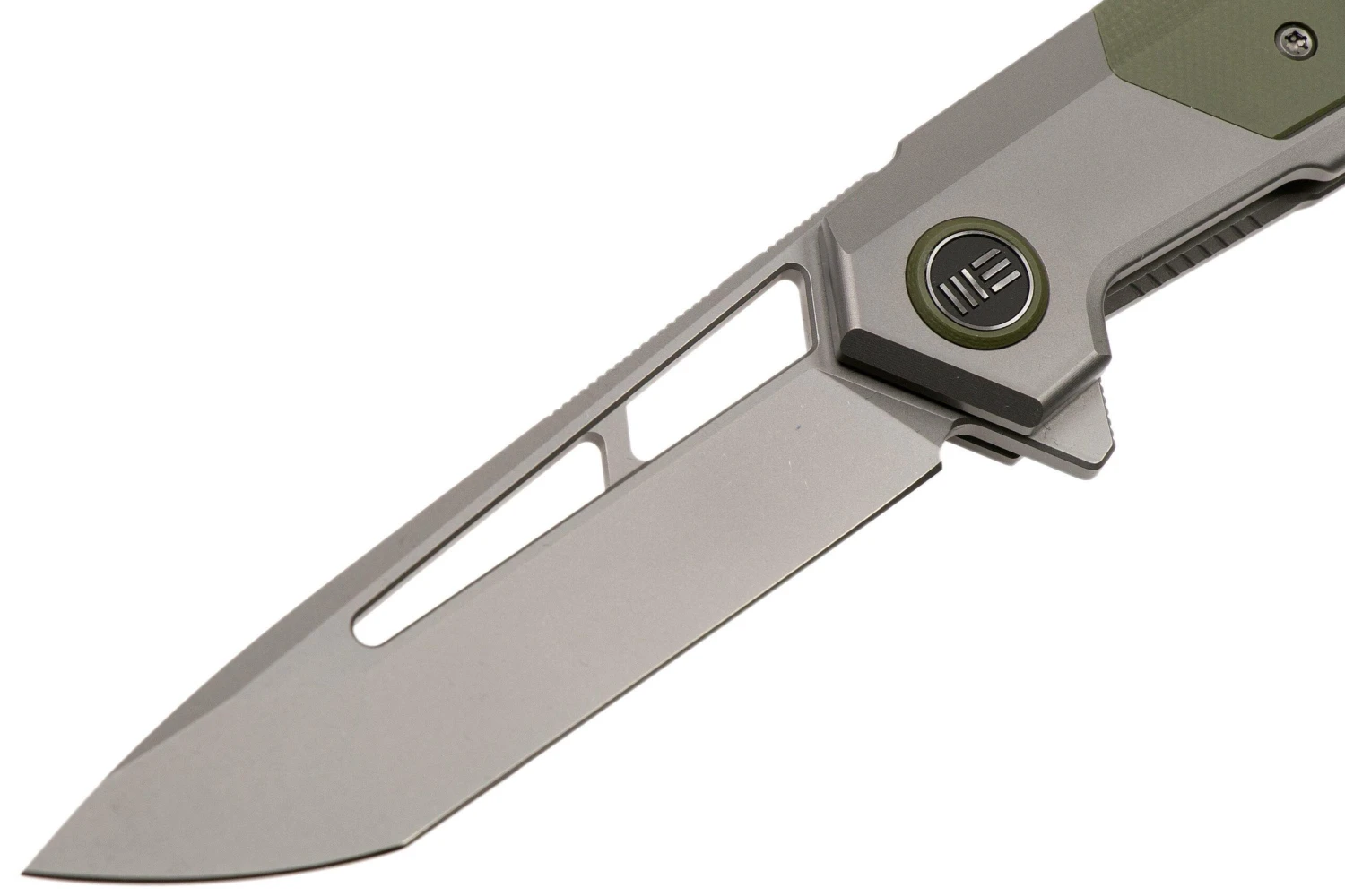 WE Knife Arsenal WE20073-1 Stonewashed, Green G10 Couteau De Poche, Ostap Hel Design 3 WE Knife Arsenal WE20073-1 Stonewashed, Green G10 Couteau De Poche, Ostap Hel Design – Image 3