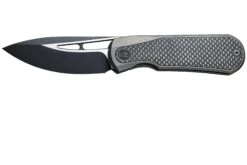 WE Knife Baloo WE21033-2 Titanium/Grey Carbonfiber, Couteau De Poche