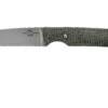 White River Knives Hunter Black Burlap Micarta Couteau De Chasse, Owen Baker Jr. Design