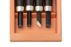 Yoshiharu H-4 Couteaux à Bois Japonais, Set De 4 -Marché Couteaux Magasin YSH 002 03 yoshiharu