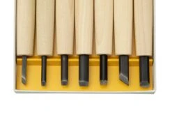 Yoshiharu Y-7 Mitomoto Couteaux à Bois Japonais, Set De 7 -Marché Couteaux Magasin YSH 015 03 yoshiharu